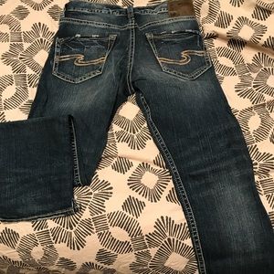 Men’s silver jeans